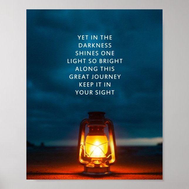 The Light - Short Poem Poster (Front)
