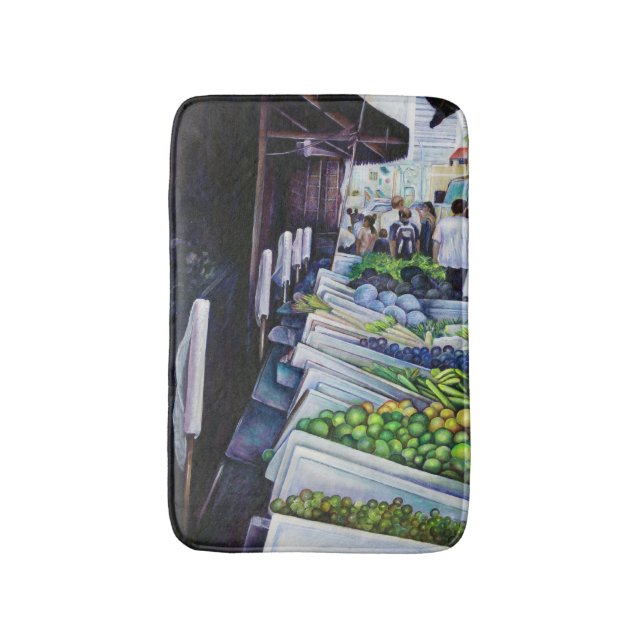 The Lighter Side of Lavender Street, Singapore Bath Mat (Front Vertical)