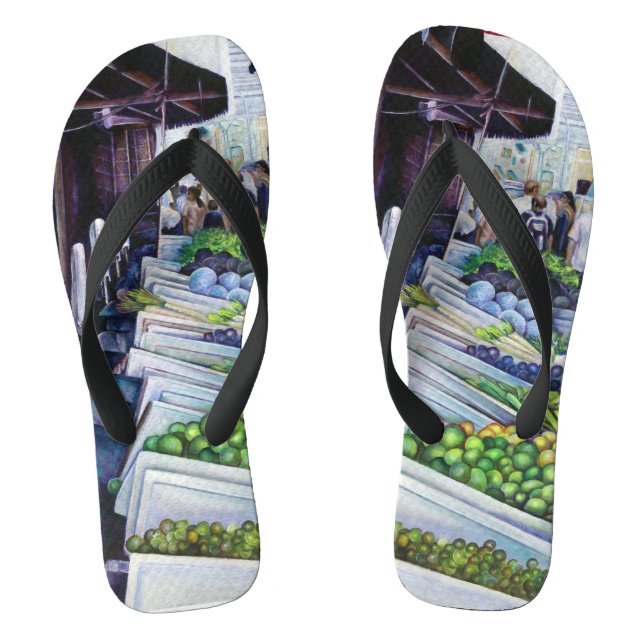 The Lighter Side of Lavender Street, Singapore Flip Flops (Footbed)