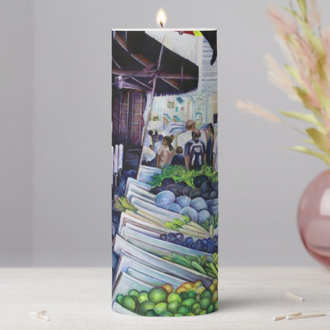 The Lighter Side of Lavender Street, Singapore Pillar Candle (In Situ)