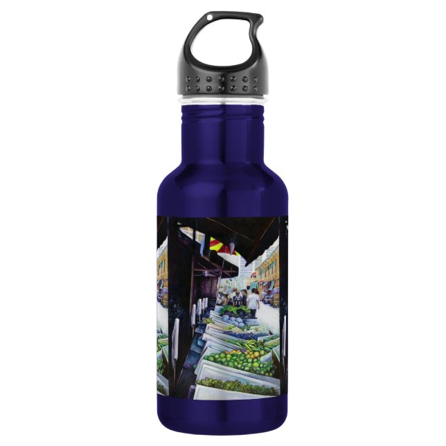 The Lighter Side of Lavender Street, Singapore Stainless Steel Water Bottle (Front)