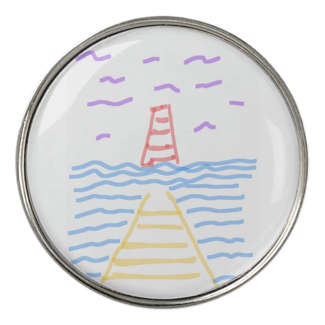 The Lighthouse and the Pier Divot Tool (Detail)