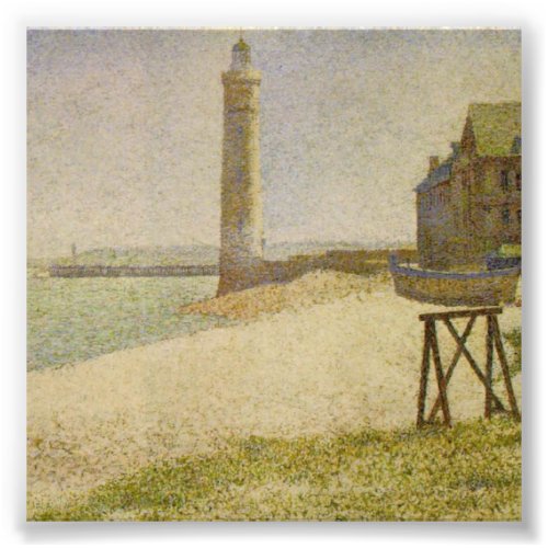 The Lighthouse at Honfleur by Georges Seurat Photo Print