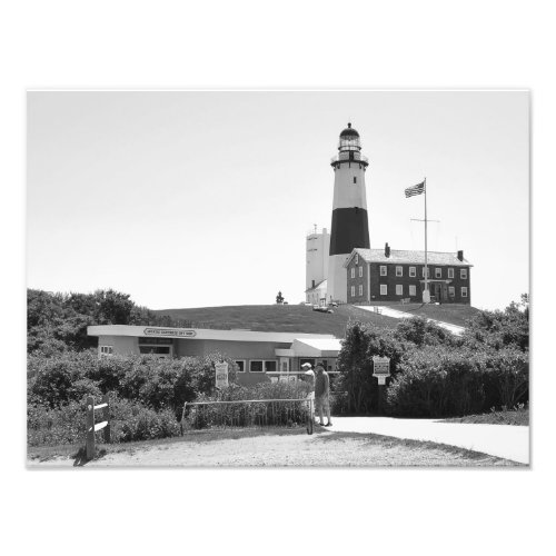 The Lighthouse at Montauk NY Photo Print
