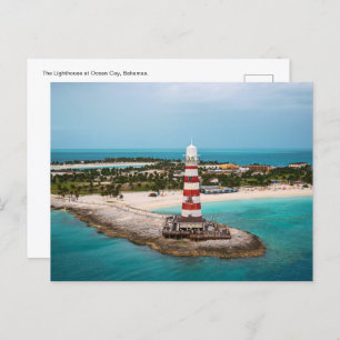 The Lighthouse at Ocean Cay, Bahamas Postcard