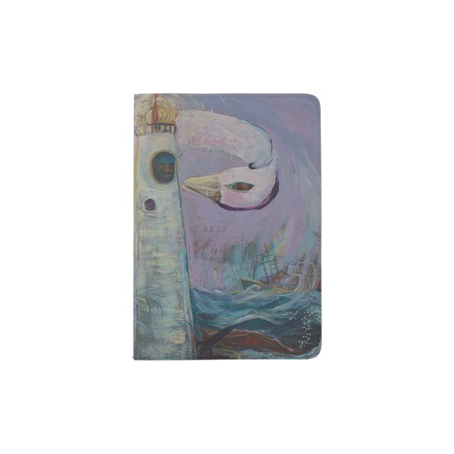 The Lighthouse Keeper and the Swan #1 Passport Holder (Front)
