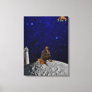 The lighthouse keeper returned home canvas print