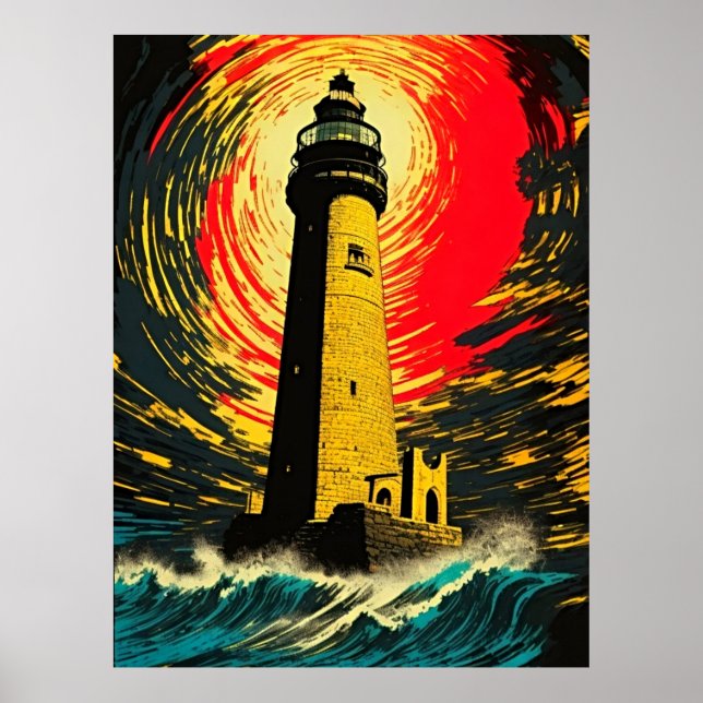 The Lighthouse of Alexandria: A Space-Time Reality Poster (Front)