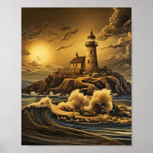 The Lighthouse Print, Value Poster Paper (Matte)