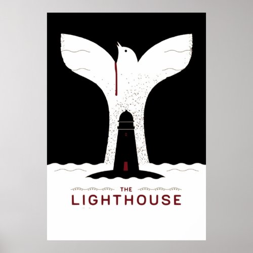 The Lighthouse  Robert Eggers Horror Movie Artwor Poster