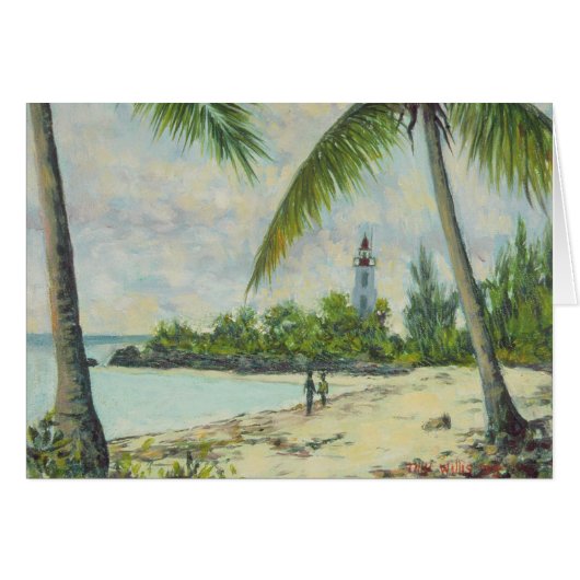 The Lighthouse Zanzibar 1995 Cards (Front Horizontal)