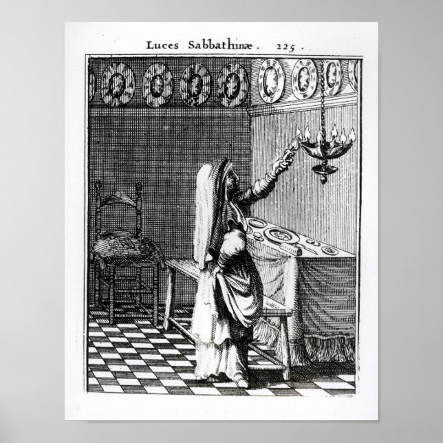 The Lighting of the Sabbath Candles Poster (Front)