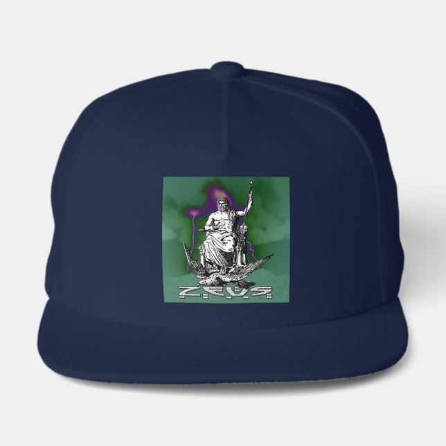 The Lightning Bolt of Zeus – Mythic Power  Snap Back Hat (Front)