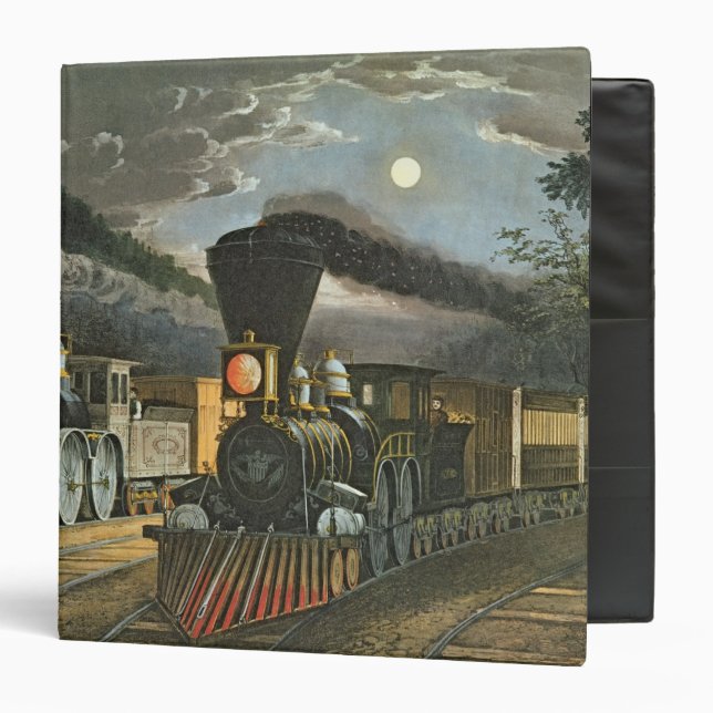 The Lightning Express Trains, 1863 3 Ring Binder (Front/Inside)