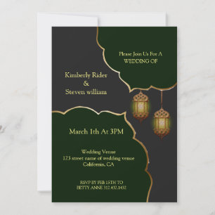 The Lightning Islamic Lamp Invitation