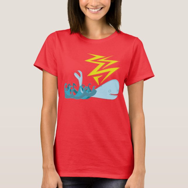 the lightning whale T-Shirt (Front)