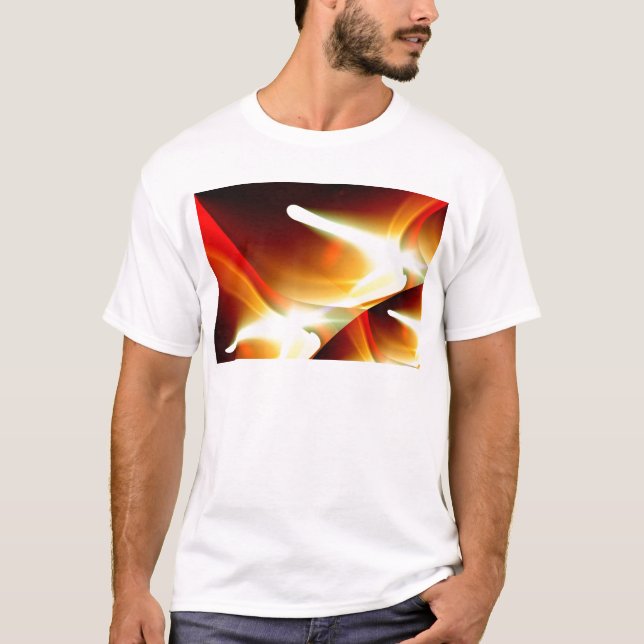 The Lights - Modern Abstract Sci-Fi T-Shirt (Front)