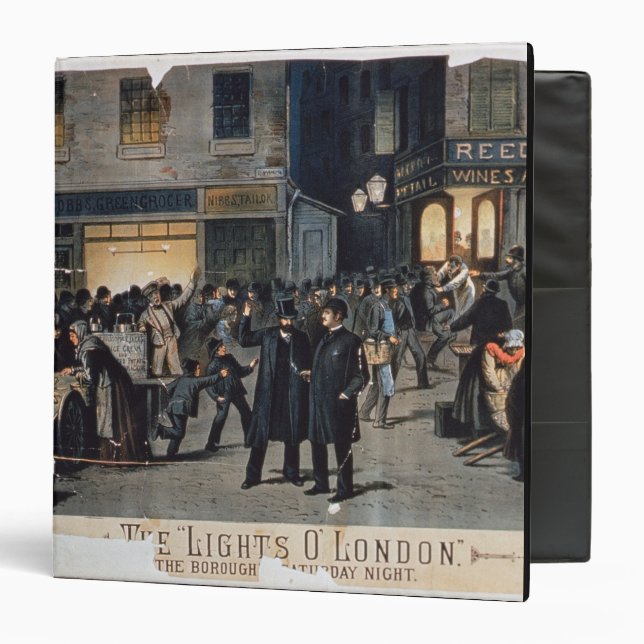 'The Lights O' London' (colour litho) 3 Ring Binder (Front/Inside)