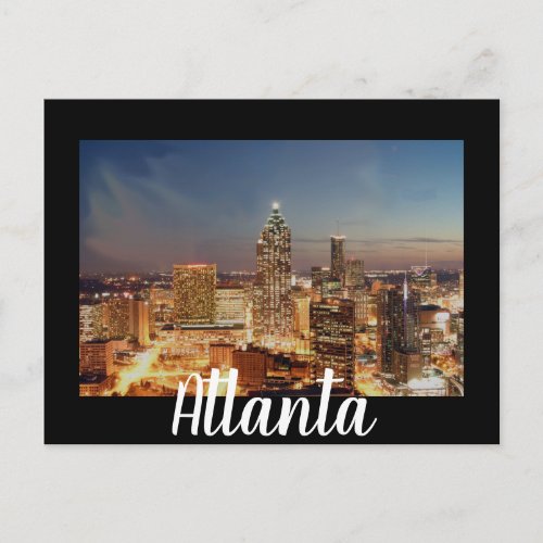 The Lights of Atlanta Postcard