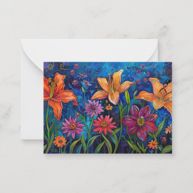 The Lilies of the Field Note Card (Front)