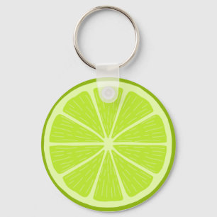 The lime slice - Citrus fruit! Keychain