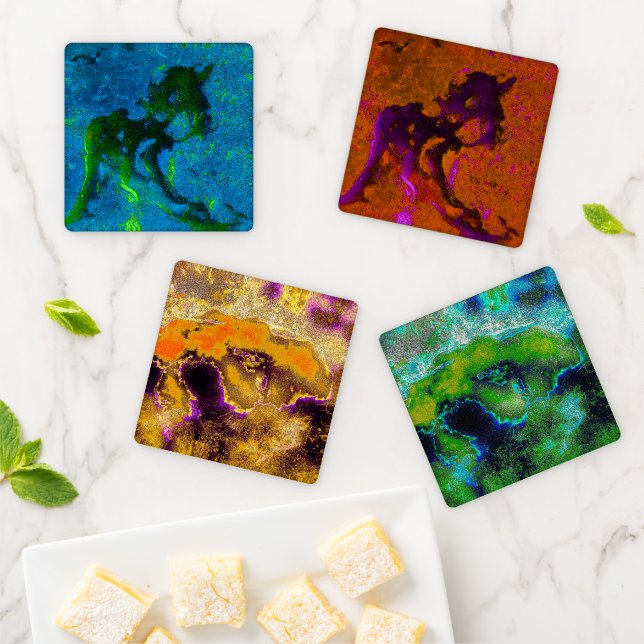 The Limestone Collection Coaster Set (In Situ)