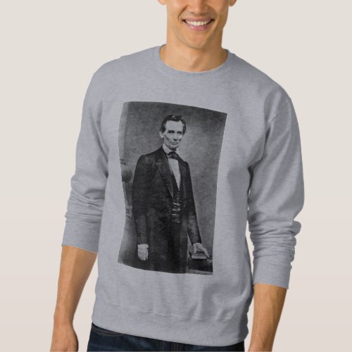 The Lincoln Cooper Union Portrait  1860 Sweatshirt