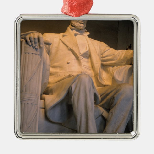 The Lincoln Memorial in Washington DC. Metal Ornament (Front)