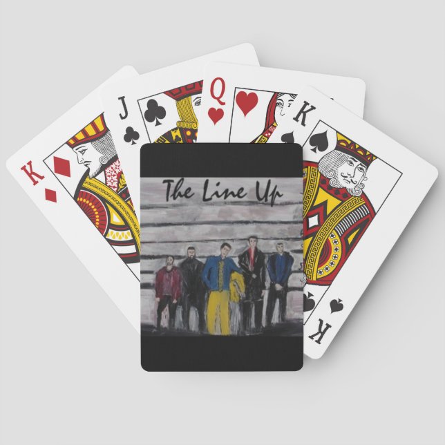 THE LINE UP POKER CARDS (Back)