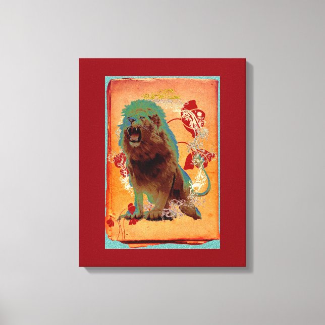 The Lion 1 - Wrapped Canvas Print (Front)