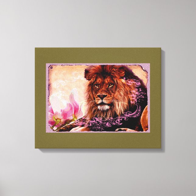 The Lion 3 - Wrapped Canvas Print (Front)
