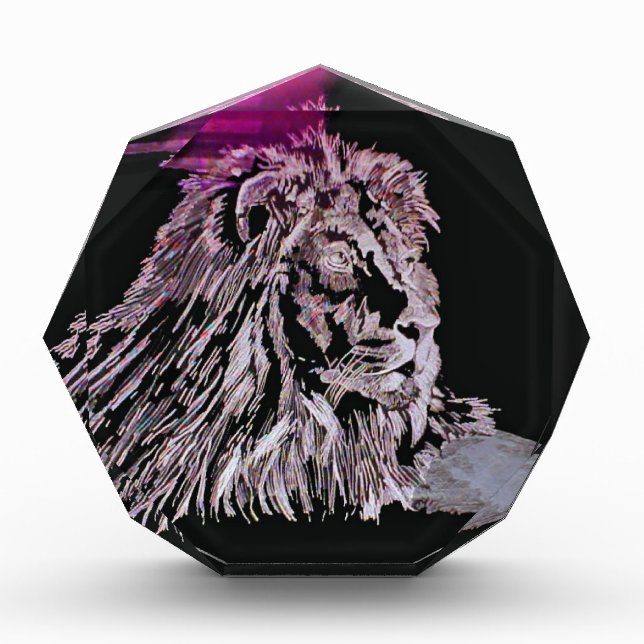 The Lion Acrylic Award (Front)