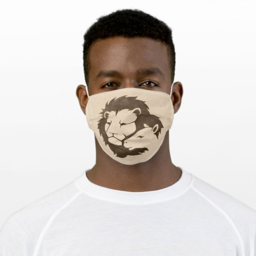 The Lion and the Lamb Adult Cloth Face Mask