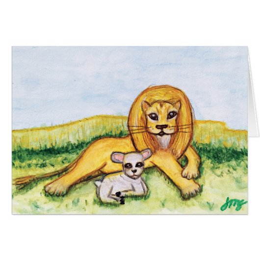 The Lion and the Lamb Cards (Front Horizontal)
