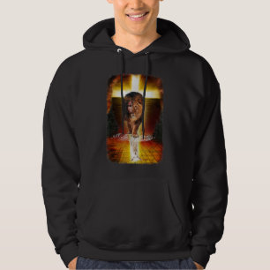 The Lion And The Lamb Jesus Christ Cross Christian Hoodie