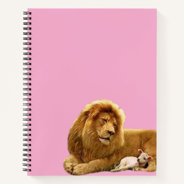 The Lion and the Lamb Notebook (Front)