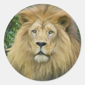 The Lion Classic Round Sticker