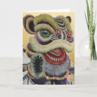 The Lion Dance Holiday Card