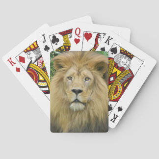 The Lion Face Poker Cards