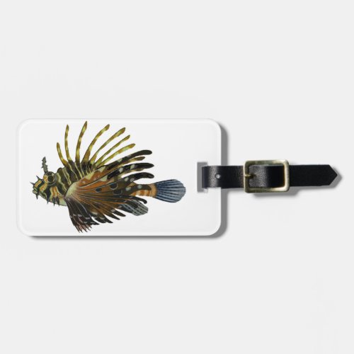 THE LION FISH LUGGAGE TAG