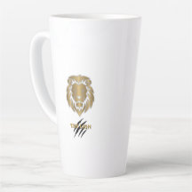 The Lion Gold & Black Graphic Mug