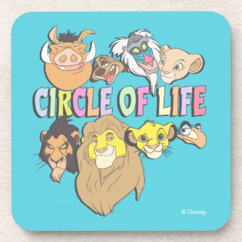 The Lion King | Circle Of Life Beverage Coaster by lionking at Zazzle