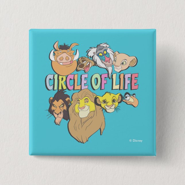 The Lion King | Circle of Life Button (Front)
