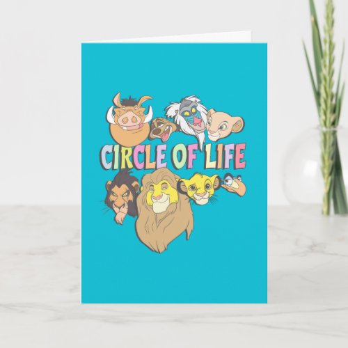 The Lion King  Circle of Life Card