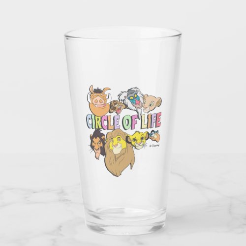 The Lion King  Circle of Life Glass