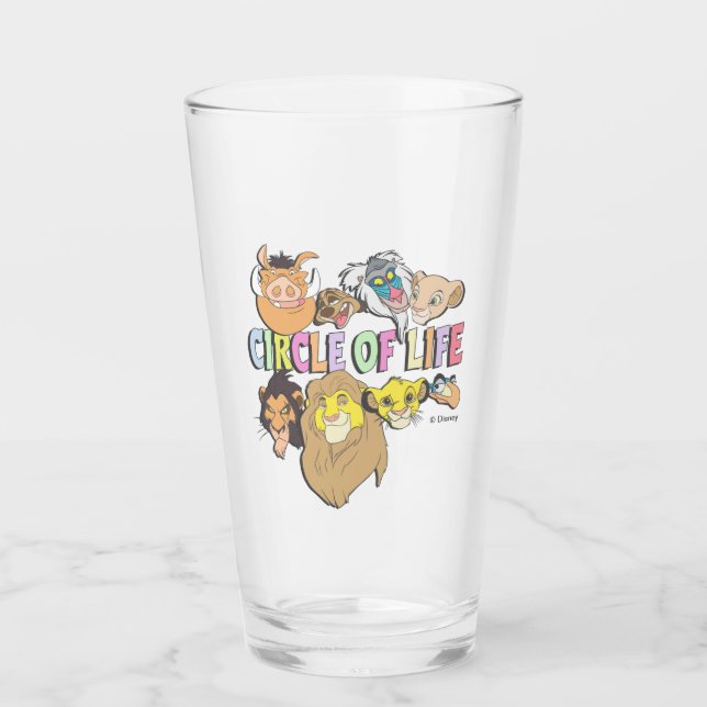 The Lion King | Circle of Life Glass (Front)