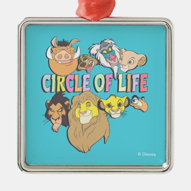 The Lion King | Circle of Life Metal Ornament (Front)