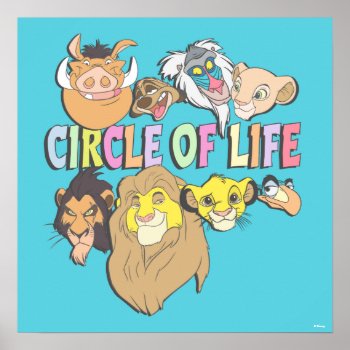 The Lion King | Circle Of Life Poster by lionking at Zazzle