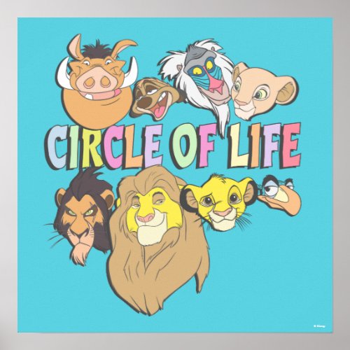 The Lion King  Circle of Life Poster