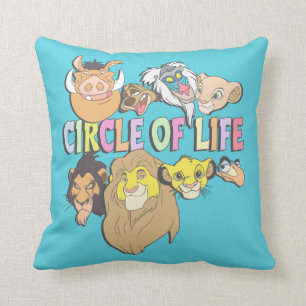 The Lion King Circle of Life Throw Pillow